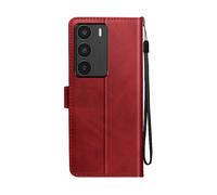 AVIZAR Protettiva BACK-217036 Custodia a libro per Realme 14x, Rosso