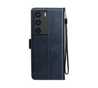 AVIZAR Protettiva BACK-217039 Custodia a libro per Realme 14x, Blu notte