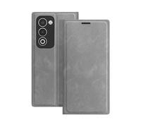 AVIZAR Protettiva BOOK-GY-A5R Custodia a libro per Oppo A5, Grigio