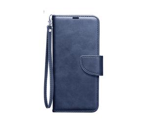 AVIZAR Protettiva BRUSH-BL-PF7P Custodia a libro per Xiaomi Poco F7 Ultra/F7 Pro, Blu marina