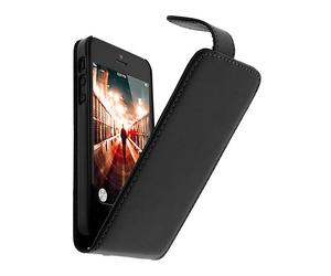 AVIZAR Protettiva CHCIP5 Custodia a libro per Apple iPhone SE 2016, Nero
