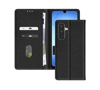 Avizar Custodia per Samsung Galaxy A17 Chesterfield con porta carte e supporto video, Nero