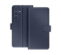 AVIZAR Protettiva CHESTER-BL-S25FE Custodia a libro per Samsung Galaxy S25 FE, Blu notte