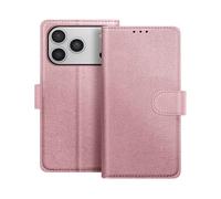 AVIZAR Protettiva CHESTER-PK-17X Custodia a libro per Apple iPhone 17 Pro Max, Rosa champagne