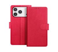 AVIZAR Protettiva CHESTER-RD-17X Custodia a libro per Apple iPhone 17 Pro Max, Rosso