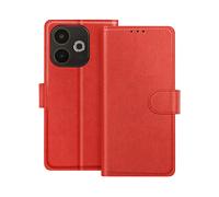 AVIZAR Protettiva CHESTER-RD-A5P Custodia a libro per Oppo A5 Pro, Rosso