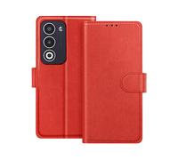 AVIZAR Protettiva CHESTER-RD-A5R Custodia a libro per Oppo A5, Rosso
