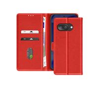 AVIZAR Protettiva CHESTER-RD-PX9A Custodia a libro per Google Pixel 9a, Rosso