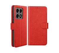 AVIZAR Protettiva CHESTER-RD-X14TR Custodia a libro per Xiaomi 14T, Rosso