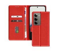AVIZAR Protettiva CHESTER-RD-XR15R Custodia a libro per Xiaomi Redmi 15 5G, Rosso