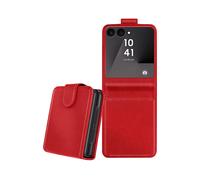 AVIZAR Protettiva CHESTER-RD-ZFL7 Custodia a libro per Samsung Galaxy Z Flip 7, Rosso