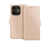 AVIZAR Protettiva CHESTER-RG-A5P Custodia a libro per Oppo A5 Pro, Rosa champagne