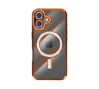 AVIZAR Protettiva DIAMAG-OG-17N Cover per Apple iPhone 17, Arancione
