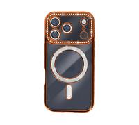 AVIZAR Protettiva DIAMAG-OG-17X Cover per Apple iPhone 17 Pro Max, Arancione