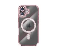 AVIZAR Protettiva DIAMAG-PK-17N Cover per Apple iPhone 17, Rosa champagne