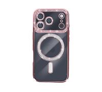 AVIZAR Protettiva DIAMAG-PK-17P Cover per Apple iPhone 17 Pro, Rosa champagne