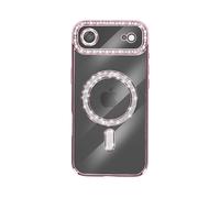 AVIZAR Protettiva DIAMAG-PK-17R Cover per Apple iPhone Air, Rosa champagne
