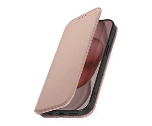 AVIZAR Protettiva ELECPK15R Custodia a libro per Apple iPhone 15, Rosa