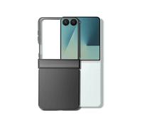 Avizar Custodia per Galaxy Z Flip 7 Soft-Touch con cerniera rinforzata, Nero