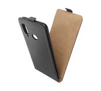 Custodia verticale nera Avizar per Huawei P20 Lite