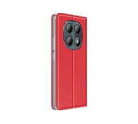 AVIZAR Protettiva FOLI-SMART-RD-N15R Custodia a libro per Xiaomi Redmi Note 15 5G, Rosso