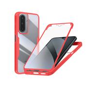 AVIZAR Protettiva FULL-RD-GA17 Cover per Samsung Galaxy A17, Rosso