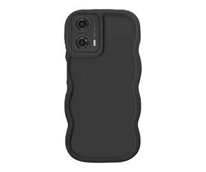 AVIZAR Protettiva GSM185529 Cover per Motorola Moto G04s, Nero