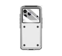 AVIZAR Protettiva IP68-IPHO69 Cover per Apple iPhone 17 Pro Max, Nero trasparente