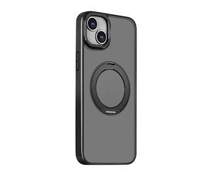 AVIZAR Protettiva JMRING022 Cover per Apple iPhone 16 Plus, Nero