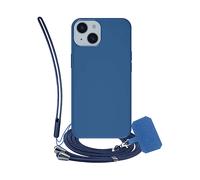 AVIZAR Protettiva JMSTC165 Custodia per Apple iPhone 15 Plus, Blu