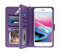 AVIZAR Protettiva KARTERA-PP-678L Custodia per Apple iPhone 8 Plus, Viola
