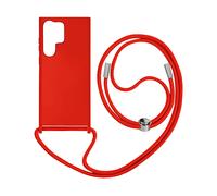 AVIZAR Protettiva KORDARDS23U Custodia per Samsung Galaxy S23 Ultra, Rosso