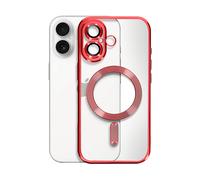 AVIZAR Protettiva KROMAG-RD-16R Cover per Apple iPhone 16, Rosso