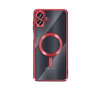 AVIZAR Protettiva KROMAG-RD-GA07 Cover per Samsung Galaxy A07, Rosso
