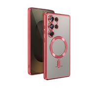 AVIZAR Protettiva KROMAG-RD-S25U Cover per Samsung Galaxy S25 Ultra, Rosso