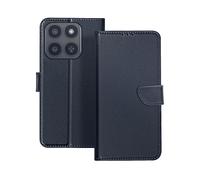 AVIZAR Protettiva LEA-BL-H400S Custodia a libro per Honor 400 Smart, Blu notte