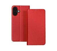 AVIZAR Protettiva LEA-RD-17N Custodia a libro per Apple iPhone 17, Rosso