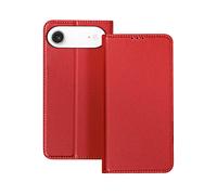 AVIZAR Protettiva LEA-RD-17R Custodia a libro per Apple iPhone 17 Air, Rosso