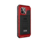 AVIZAR Protettiva LIKMEIRD16X Cover per Apple iPhone 16 Pro Max, Nero / rosso
