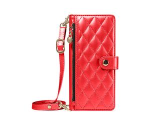 AVIZAR Protettiva LOZRDS26U Custodia a libro per Samsung Galaxy S26 Ultra, Rosso