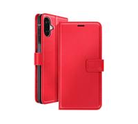 AVIZAR Protettiva MAY-RD-GA07 Custodia a libro per Samsung Galaxy A07, Rosso
