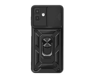 AVIZAR Protettiva MAY-SLD-BK-GA07 Cover per Samsung Galaxy A07, Nero