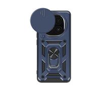 AVIZAR Protettiva MAY-SLD-NT-N14P Cover per Xiaomi Redmi Note 14 Pro Plus, Blu scuro