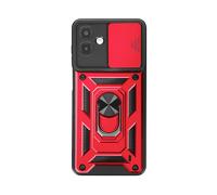 AVIZAR Protettiva MAY-SLD-RD-GA07 Cover per Samsung Galaxy A07, Rosso