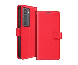 AVIZAR Protettiva MAYRDXR15R Custodia a libro per Xiaomi Redmi 15 5G, Rosso