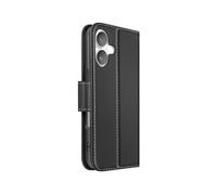 AVIZAR Protettiva PREM-BK-16M Custodia a libro per Apple iPhone 16 Plus, Nero