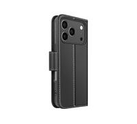 AVIZAR Protettiva PREM-BK-17P Custodia a libro per Apple iPhone 17 Pro, Nero