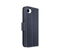 AVIZAR Protettiva PREM-BL-16E Custodia a libro per Apple iPhone 16e, Blu notte