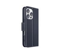 AVIZAR Protettiva PREM-BL-16X Custodia a libro per Apple iPhone 16 Pro Max, Blu notte