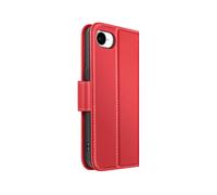 AVIZAR Protettiva PREM-RD-16E Custodia a libro per Apple iPhone 16e, Rosso